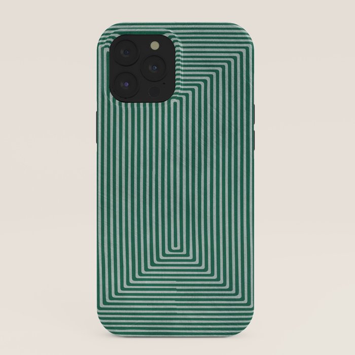 Green Black Abstract Geometric Design Artwork iPhone Case Gallery Image 40