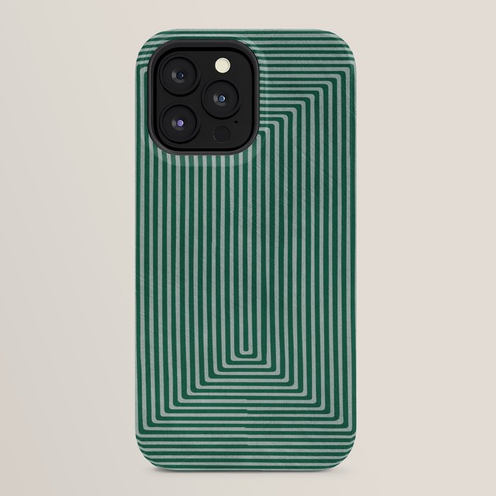 Green Black Abstract Geometric Design Artwork iPhone Case Gallery Image 32