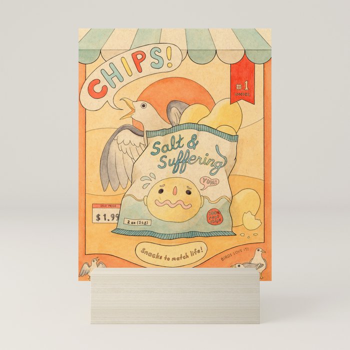 Chips Mini Art Print Gallery Image 5