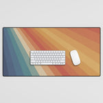 Retro 70s Sunrays Desk Mat Gallery Image 1