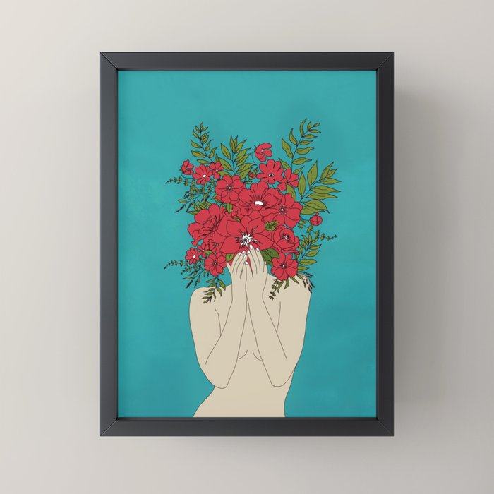 Blooming Red Mini Art Print Gallery Image 3