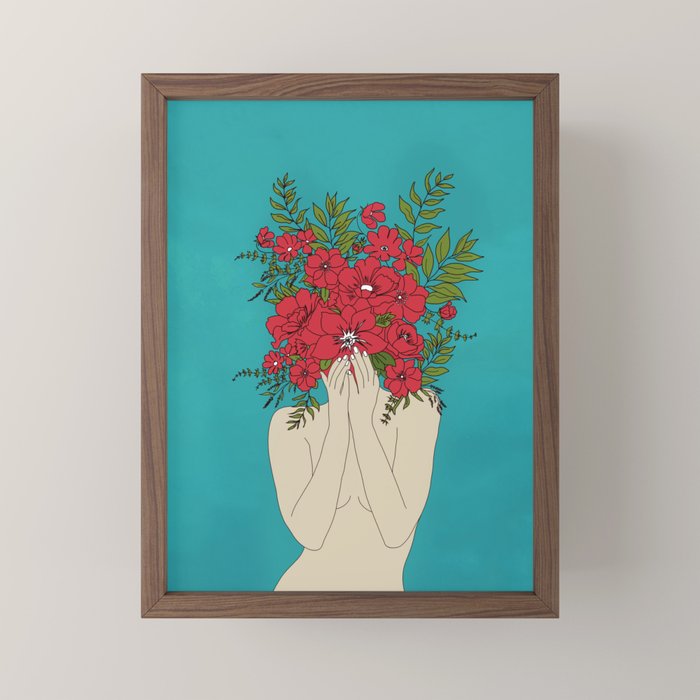 Blooming Red Mini Art Print Gallery Image 2