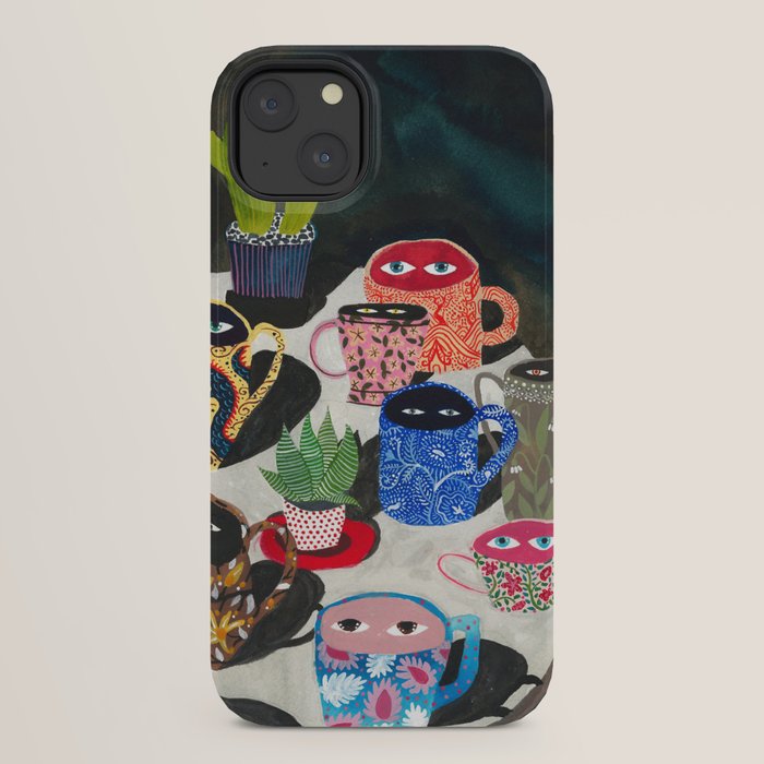 Suspicious mugs iPhone Case Gallery Image 30