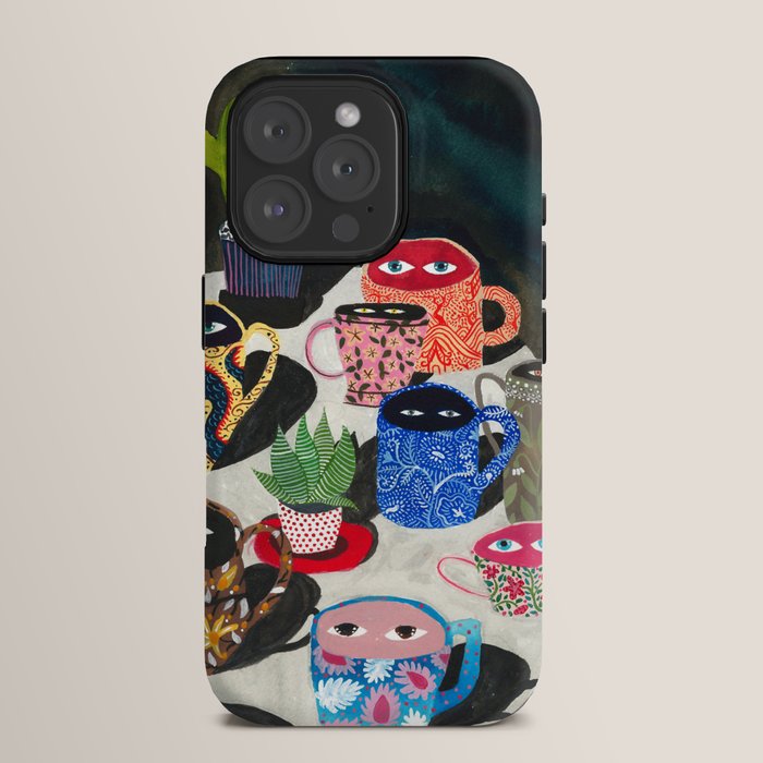 Suspicious mugs iPhone Case Gallery Image 15