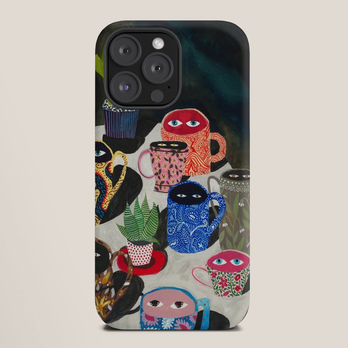 Suspicious mugs iPhone Case Gallery Image 20