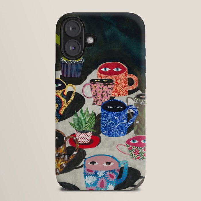 Suspicious mugs iPhone Case Gallery Image 10