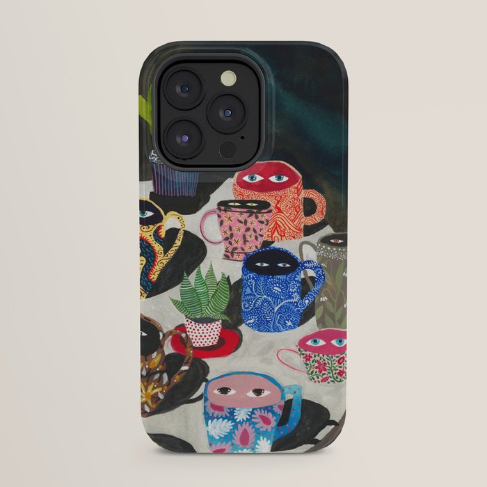 Suspicious mugs iPhone Case Gallery Image 31