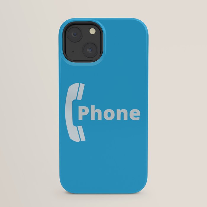 Vintage Pay Phone Booth Old School Retro Telephone Blue Sign iPhone Case Gallery Image 21