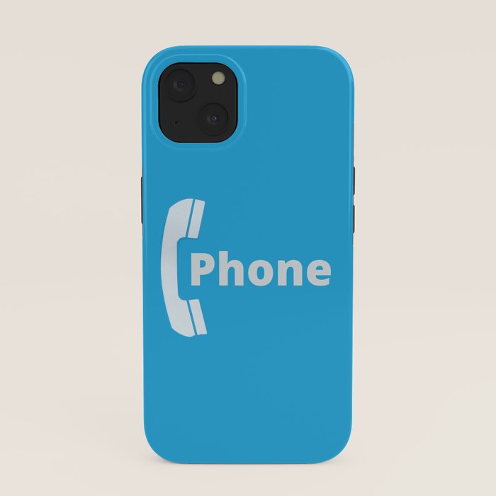 Vintage Pay Phone Booth Old School Retro Telephone Blue Sign iPhone Case Gallery Image 37