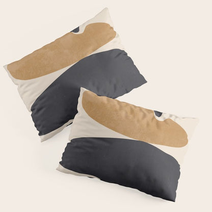 Modern Abstract Shapes 115 Pillow Sham Gallery Image 3