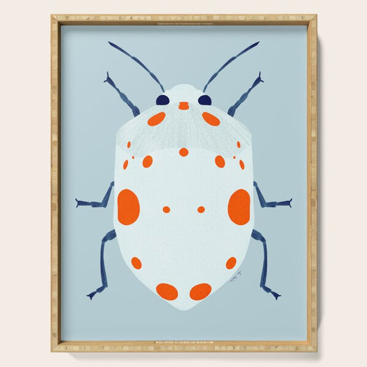Cute beetle Serving Tray Gallery Image 1