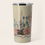 chicago city skyline Travel Mug Gallery Image 1