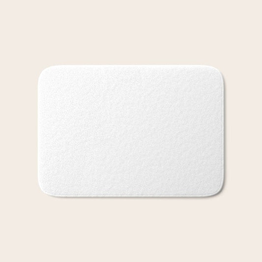 White Bath Mat Gallery Image 1
