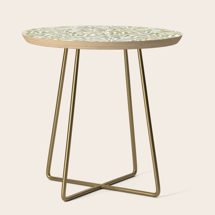 William Morris Willow Bough Green & White 1887 Side Table Gallery Image 1
