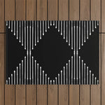 Geo (Black) Outdoor Rug Gallery Image 1