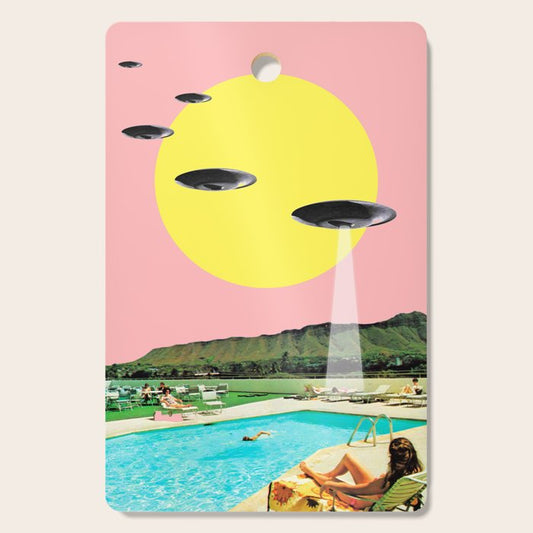 Invasion on vacation (UFO in Hawaii) Cutting Board Gallery Image 1