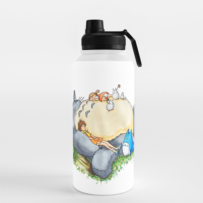 Ghibli forest illustration Water Bottle Gallery Image 5
