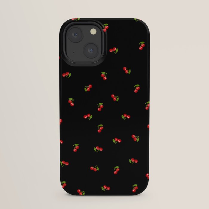 Dark Delicate Cherry iPhone Case Gallery Image 29