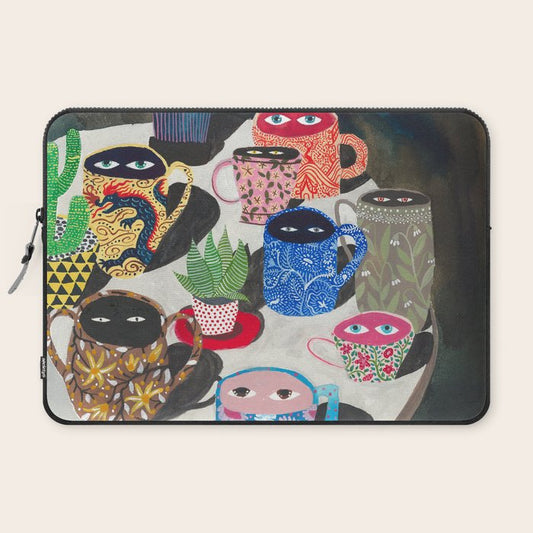 Suspicious mugs Laptop Sleeve Gallery Image 2