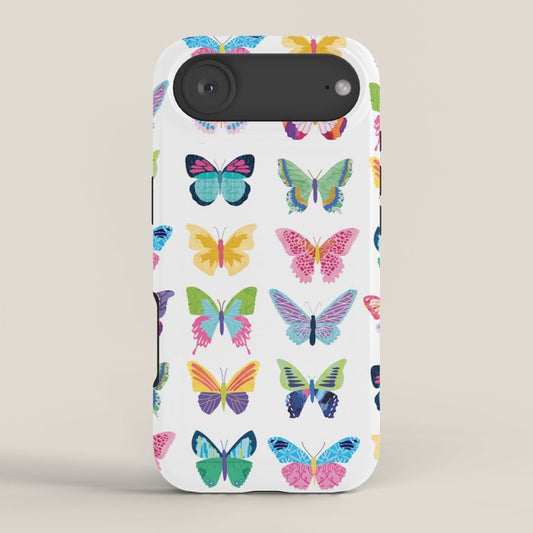 Colorful Butterflies iPhone Case Gallery Image 2