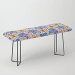 Tigers & Tiger Lilies â Blue & Yellow Bench Gallery Image 1