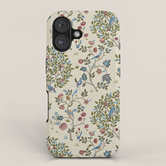 William Morris Vintage Kelmscott Tree Orchard iPhone Case Gallery Image 1