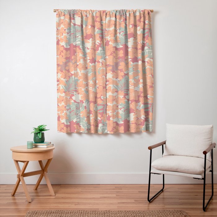 Exotic plumeria flowers A Window Curtain Gallery Image 3