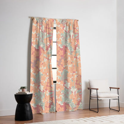 Exotic plumeria flowers A Window Curtain Gallery Image 6