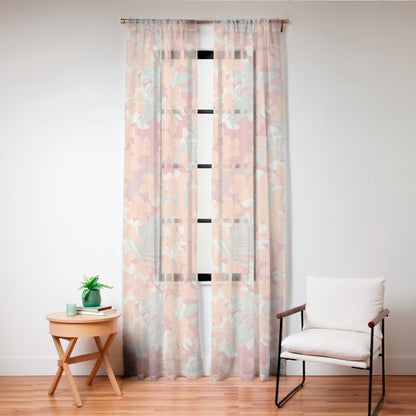 Exotic plumeria flowers A Window Curtain Gallery Image 20