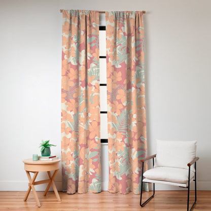 Exotic plumeria flowers A Window Curtain Gallery Image 8
