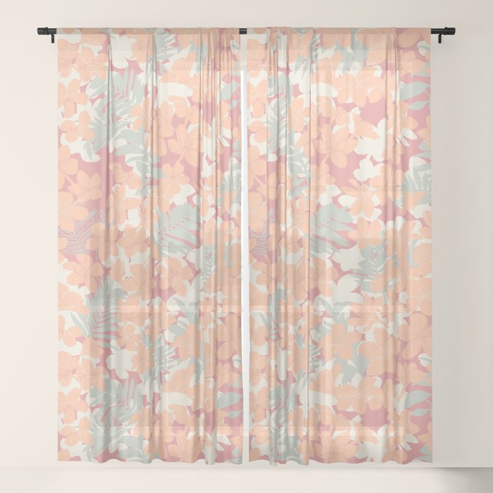 Exotic plumeria flowers A Window Curtain Gallery Image 17