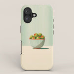 Retro Olive Bowl Illustration iPhone Case Gallery Image 1