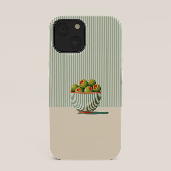 Retro Olive Bowl Illustration iPhone Case Gallery Image 33