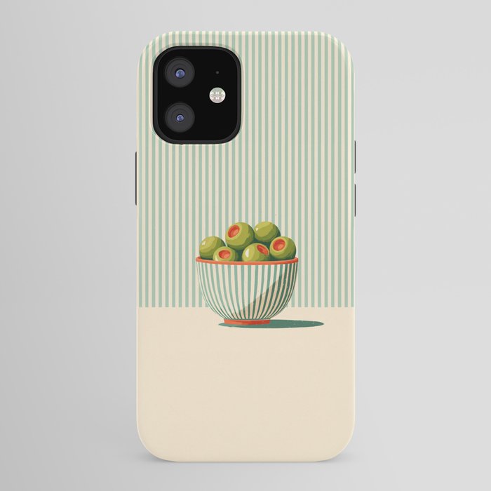 Retro Olive Bowl Illustration iPhone Case Gallery Image 41