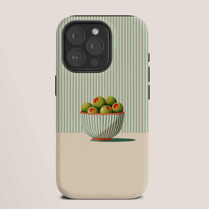 Retro Olive Bowl Illustration iPhone Case Gallery Image 11
