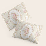 Antique French 19th Century Aubusson Rose Floral Pillow Sham Gallery Image 1