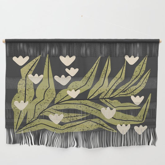 Reaching Tulips (Charcoal) Wall Hanging Gallery Image 1