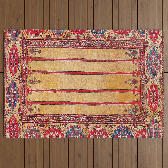 Ladik Central Anatolian Column Rug Print Outdoor Rug Gallery Image 3