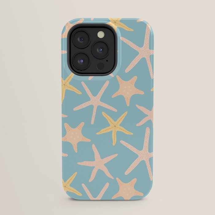 Vintage marine starfish sea animal pattern iPhone Case Gallery Image 31