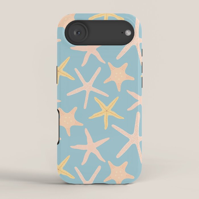 Vintage marine starfish sea animal pattern iPhone Case Gallery Image 2