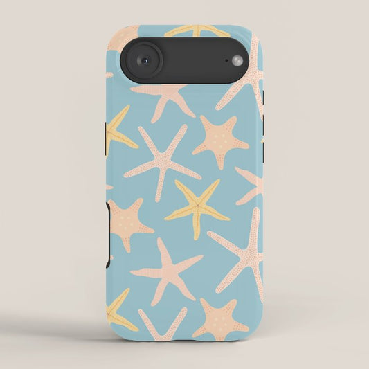 Vintage marine starfish sea animal pattern iPhone Case Gallery Image 2