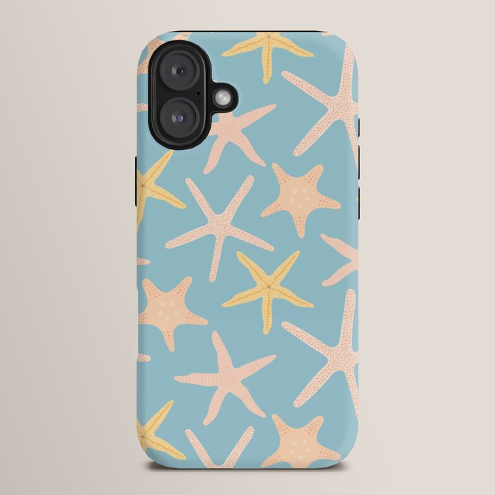 Vintage marine starfish sea animal pattern iPhone Case Gallery Image 14