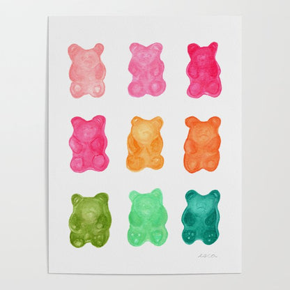 Gummy Bears Colorful Candy Poster Gallery Image 3