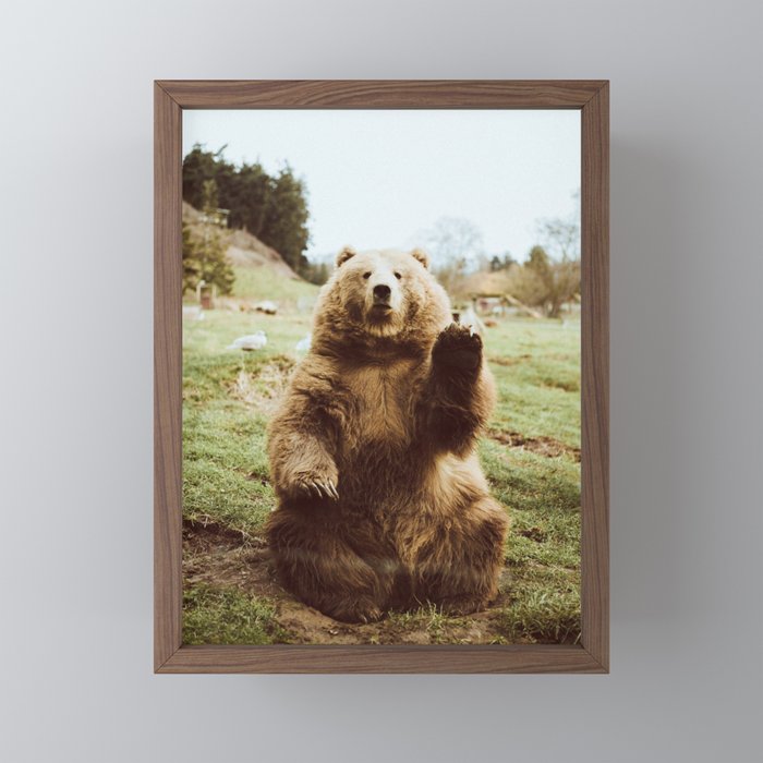 Hi Bear Mini Art Print Gallery Image 2