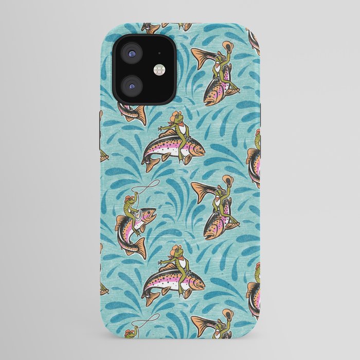 Rodeo Frogs - Aqua iPhone Case Gallery Image 41