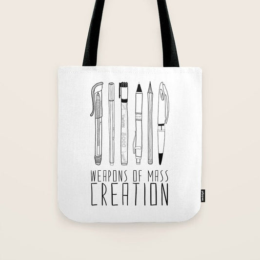 weapons of mass creation Tote Bag Gallery Image 1