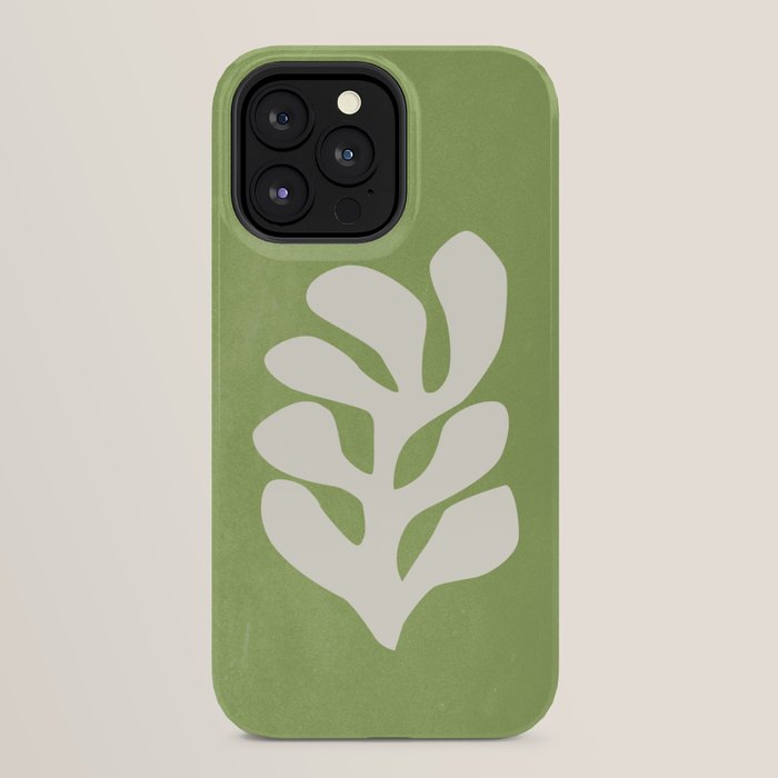 Forest Green Leaf: Matisse Paper Cutouts V iPhone Case Gallery Image 32