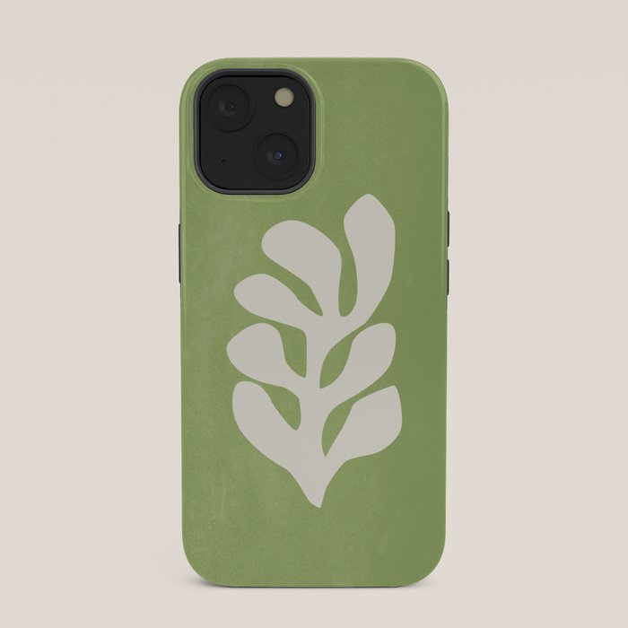 Forest Green Leaf: Matisse Paper Cutouts V iPhone Case Gallery Image 33