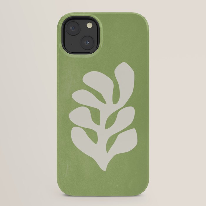 Forest Green Leaf: Matisse Paper Cutouts V iPhone Case Gallery Image 22