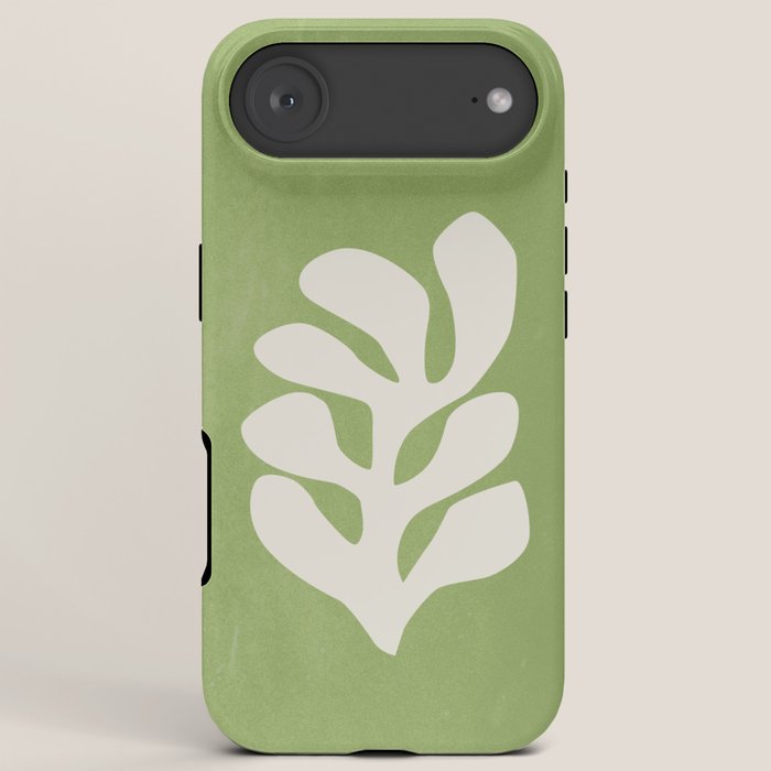 Forest Green Leaf: Matisse Paper Cutouts V iPhone Case Gallery Image 6